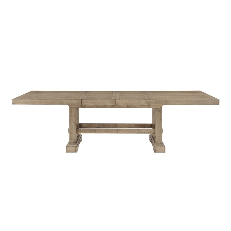 Steve Silver Napa Engineered Wood Dining Table in Brown