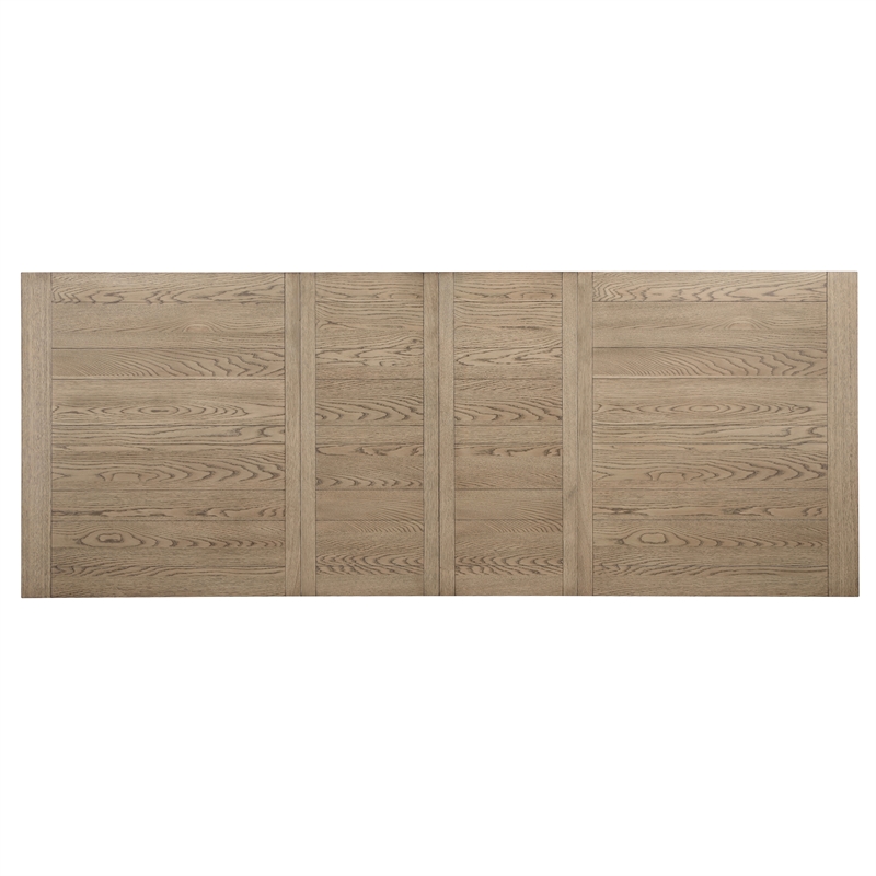 Steve Silver Napa Engineered Wood Dining Table in Brown
