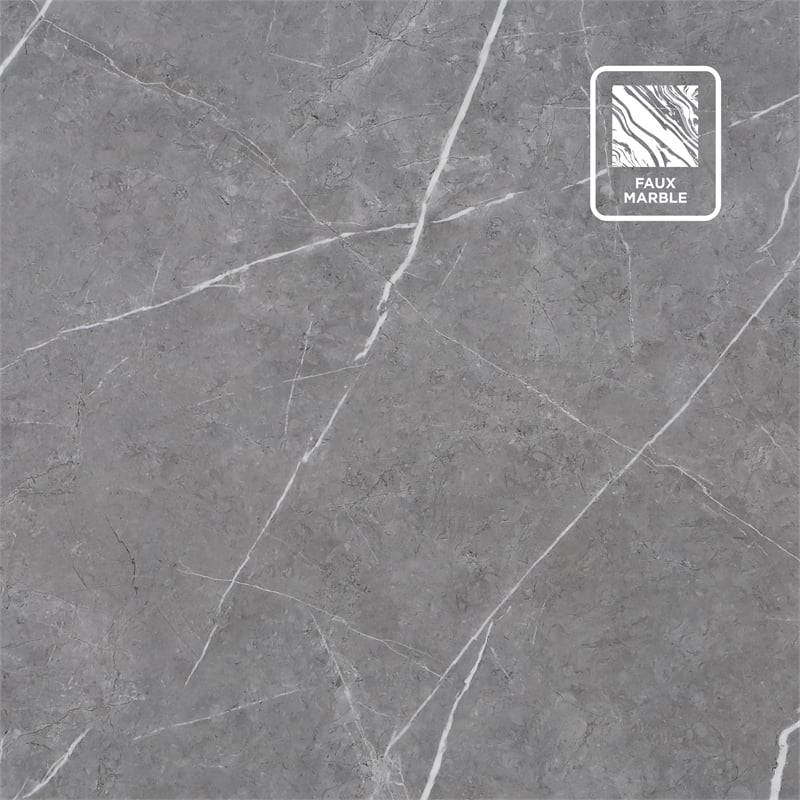 Steve Silver Amy Faux Marble Dining Table Gray