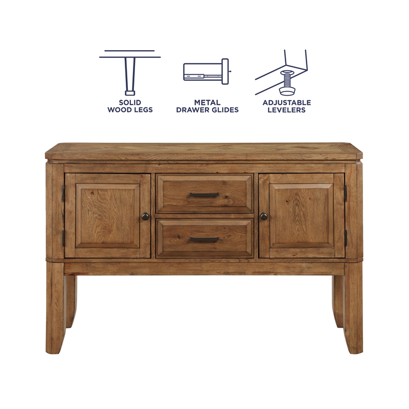Steve Silver Ally Engineered Wood Buffet/Server in Brown