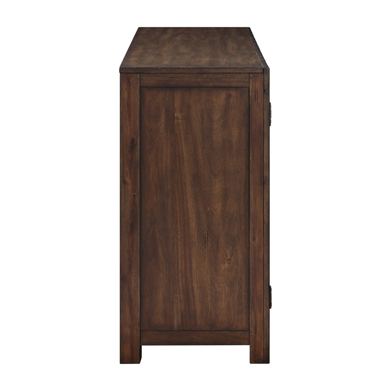Steve Silver Auburn Engineered Wood Buffet/Server in Dark Brown