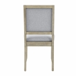 Steve Silver Carena Polyester Upholstered Side Chair in Brown (Set of 2)