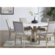 Steve Silver Carena Polyester Upholstered Side Chair in Brown (Set of 2)