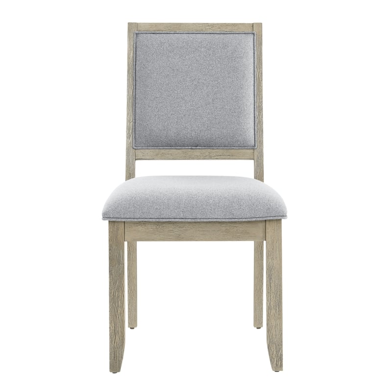 Steve Silver Carena Polyester Upholstered Side Chair in Brown (Set of 2)