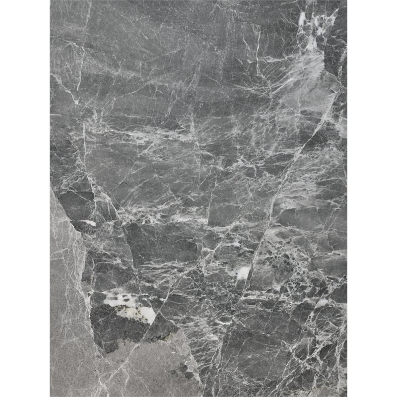 Steve Silver Canova Marble Top Cocktail Table in White