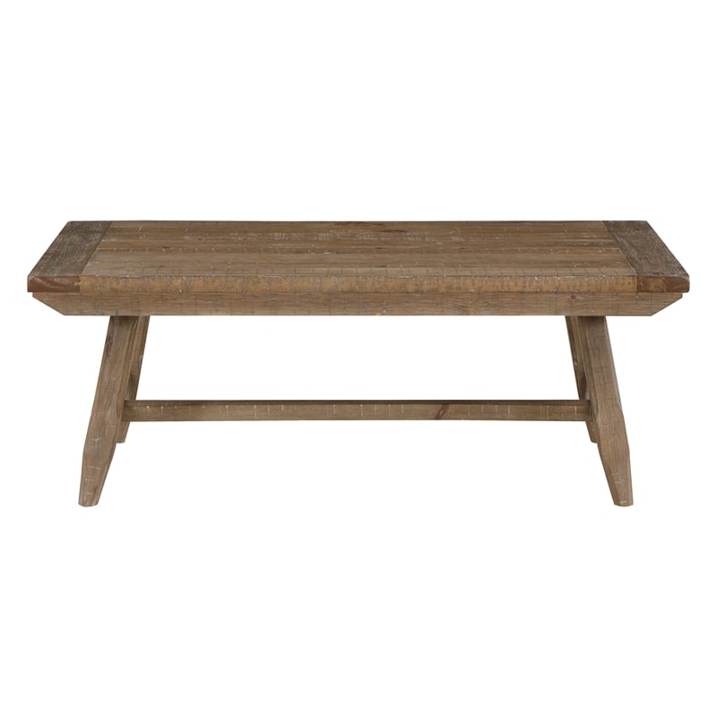 Steve Silver Riverdale Engineered Wood Coffee Table in Brown