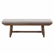 Steve Silver Riverdale Engineered Wood and Iron Bench in Brown