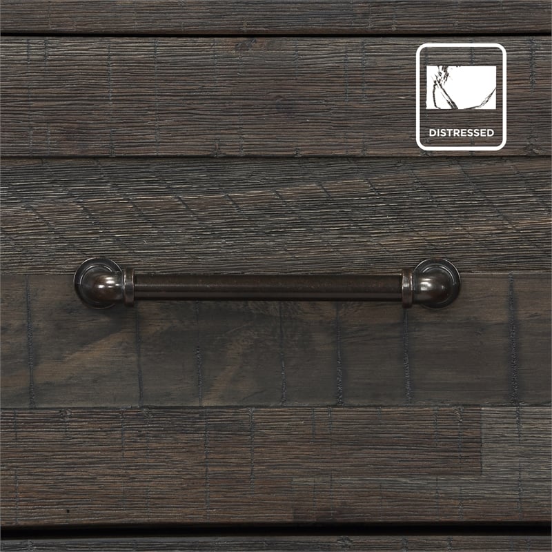 Steve Silver Riverdale Engineered Wood Buffet/Server in Black