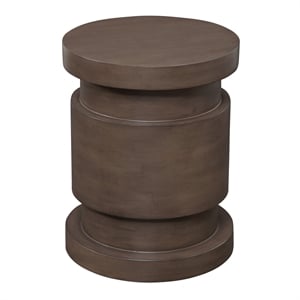 Steve Silver Duke Engineered Wood End Table in Brown