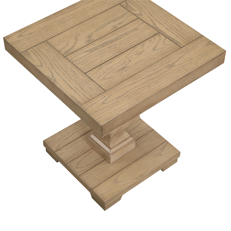 Steve Silver Dory Square Engineered Wood End Table in Brown