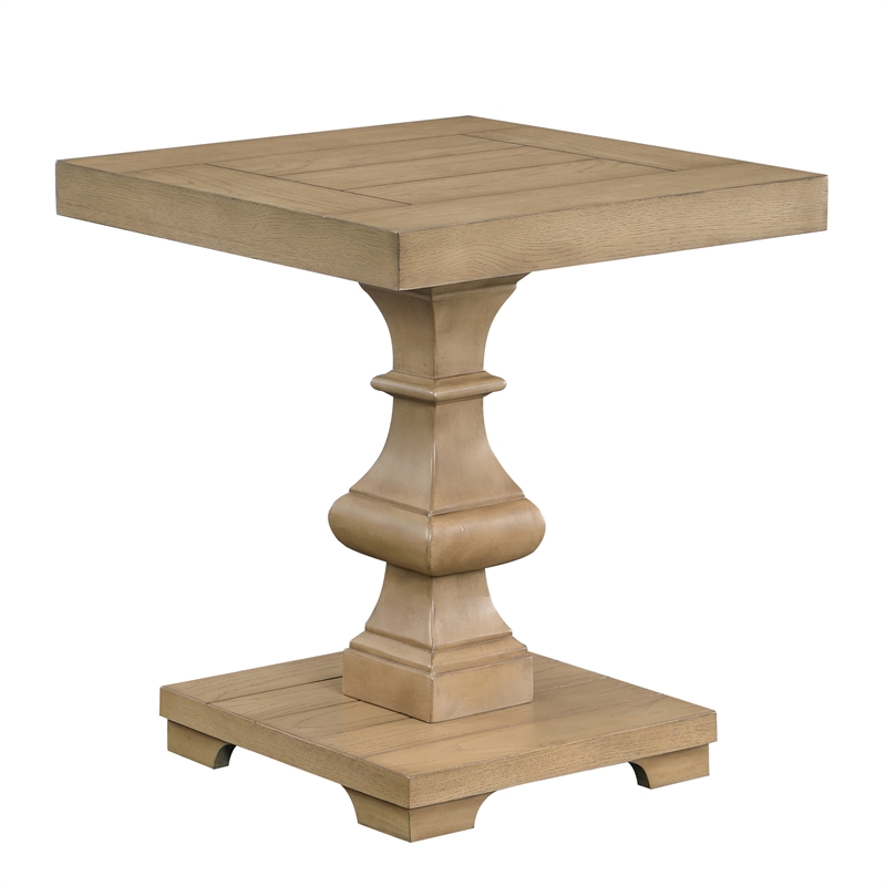 Steve Silver Dory Square Engineered Wood End Table in Brown