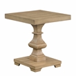 Steve Silver Dory Square Engineered Wood End Table in Brown