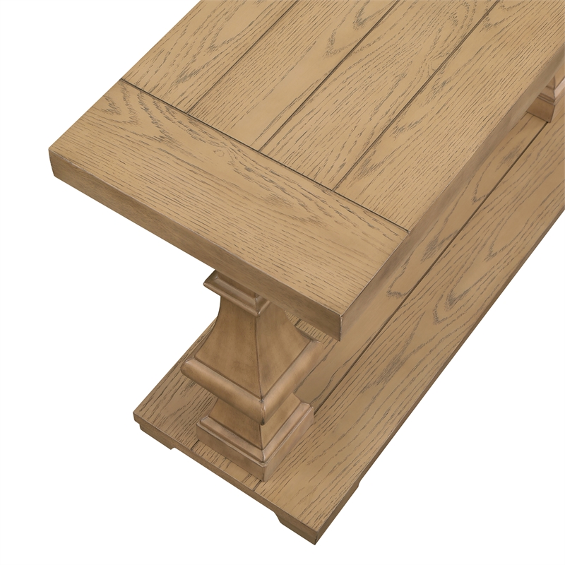 Steve Silver Dory Engineered Wood Console Table in Sand