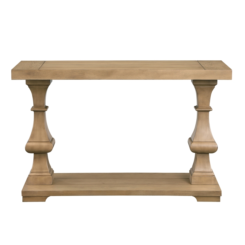 Steve Silver Dory Engineered Wood Console Table in Sand