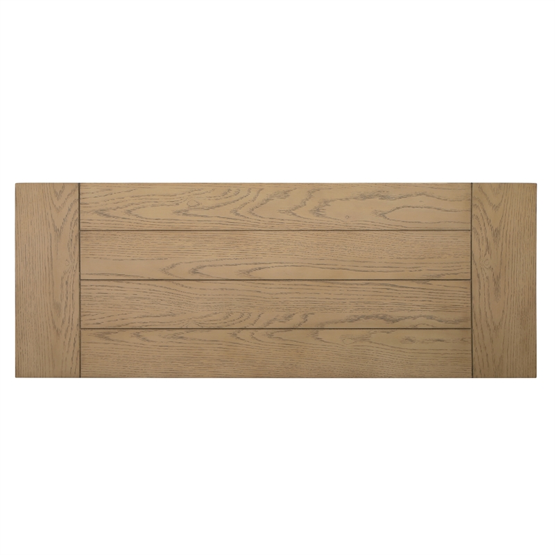 Steve Silver Dory Engineered Wood Console Table in Sand