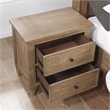 Steve Silver Riverdale Engineered Wood 2-Drawers Bedroom Nightstand in Brown