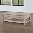 Steve Silver Gabby Engineered Wood Cocktail Table in Light Brown