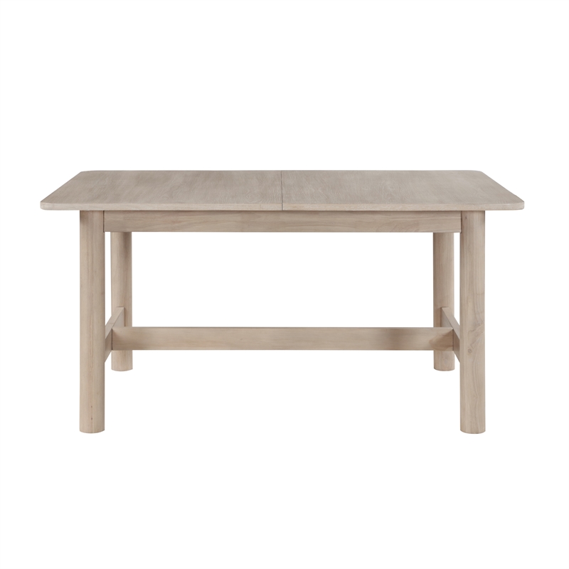 Steve Silver Gabby Engineered Wood Dining Table in Light Brown
