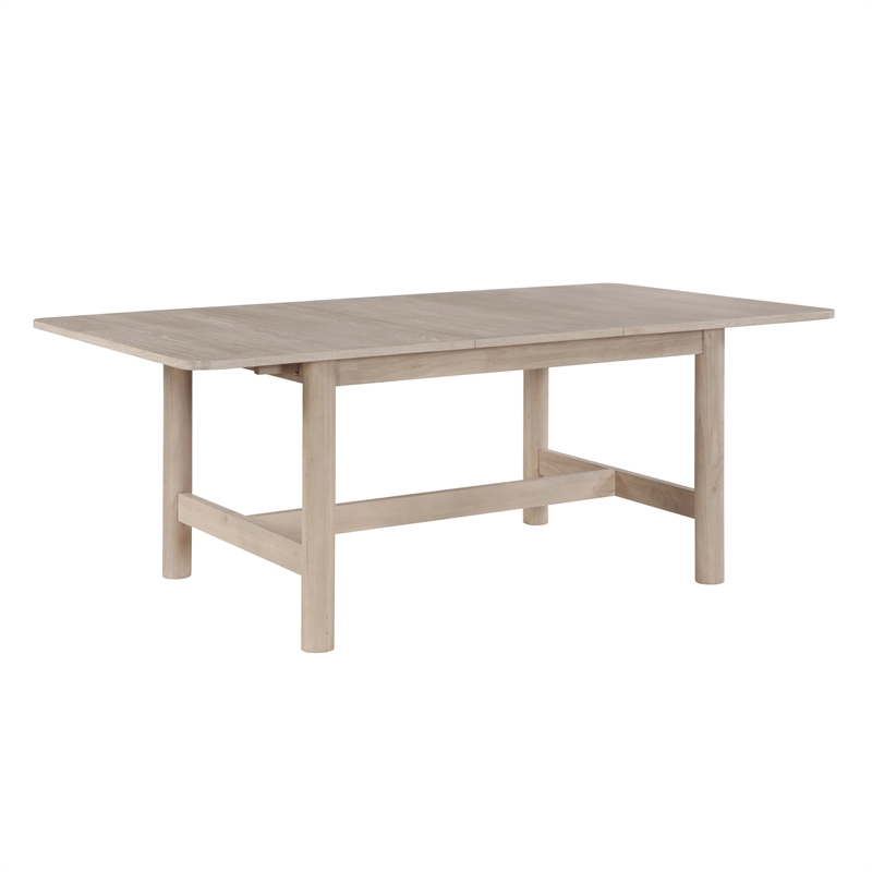 Steve Silver Gabby Engineered Wood Dining Table in Light Brown