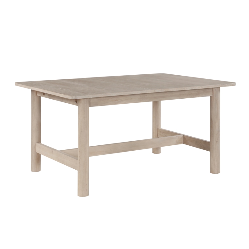 Steve Silver Gabby Engineered Wood Dining Table in Light Brown