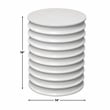 Steve Silver Griffin Engineered Wood End Table in White