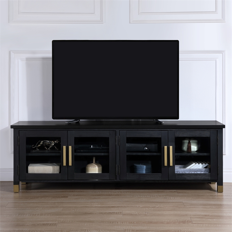 Steve Silver Yves Engineered Wood TV Stand For TVs Upto 75