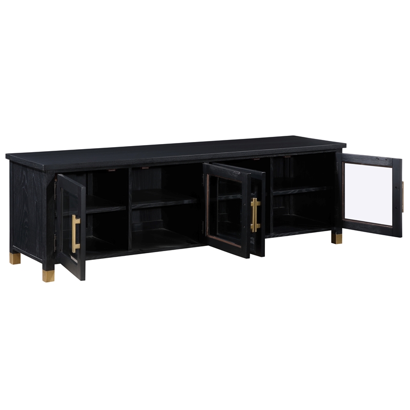Steve Silver Yves Engineered Wood TV Stand For TVs Upto 75