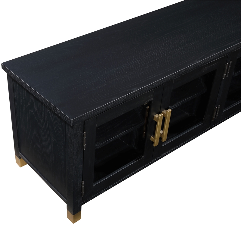 Steve Silver Yves Engineered Wood TV Stand For TVs Upto 75