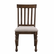 Steve Silver Joanna Polyester Upholstered Side Chair in Brown (Set of 2)