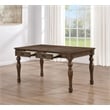 Steve Silver Joanna Engineered Wood Dining Table in Brown