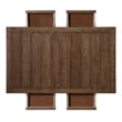 Steve Silver Joanna Engineered Wood Dining Table in Brown