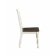 Steve Silver Joanna Engineered Wood Dining Side Chair in White (Set of 2)