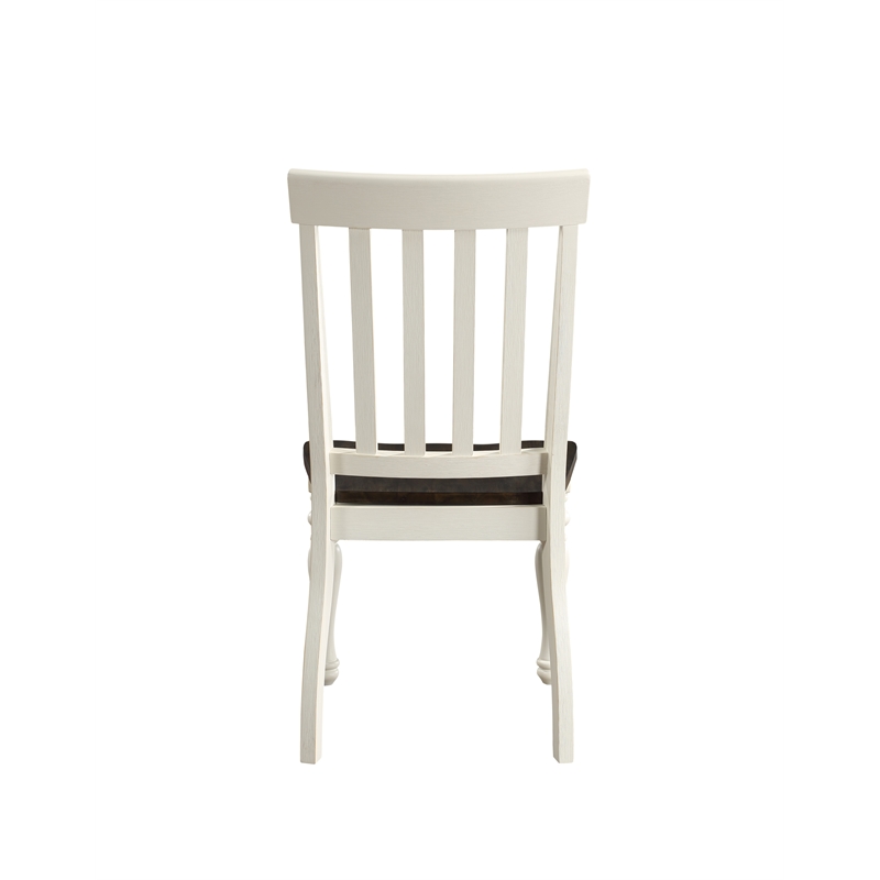 Steve Silver Joanna Engineered Wood Dining Side Chair in White (Set of 2)