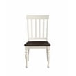 Steve Silver Joanna Engineered Wood Dining Side Chair in White (Set of 2)
