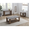 Steve Silver Libby Engineered Wood Console Table in Brown