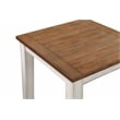 Steve Silver Lindale 5-Piece Engineered Wood Counter Dining Set in White