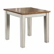 Steve Silver Lindale 5-Piece Engineered Wood Counter Dining Set in White