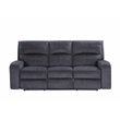 Steve Silver Lovell Polyestered Upholstered Power Sofa in Gray