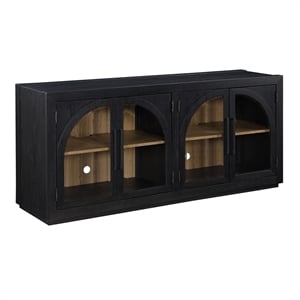 Steve Silver Magnolia Engineered Wood Buffet/Server in Black
