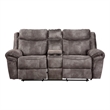 Steve Silver Nashville Glider Recliner Console Loveseat Gray