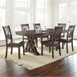 Steve Silver Adrian 7pc Dining Set in Brown