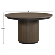 Steve Silver Burlington Dining Table in Brown