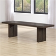 Steve Silver Evan Extendable Dining Table with 4 Eggshell Chairs and Bench