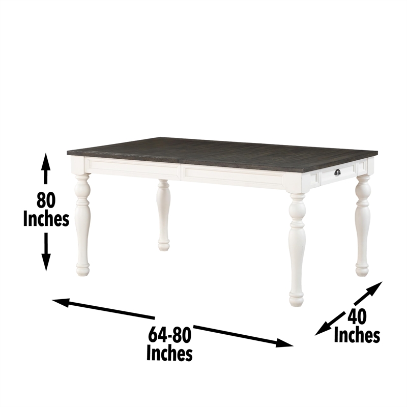 Steve Silver Joanna 5pc Dining Set in Two Tone
