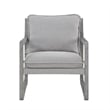 Steve Silver Kai Upholstered Accent Chair in Gray