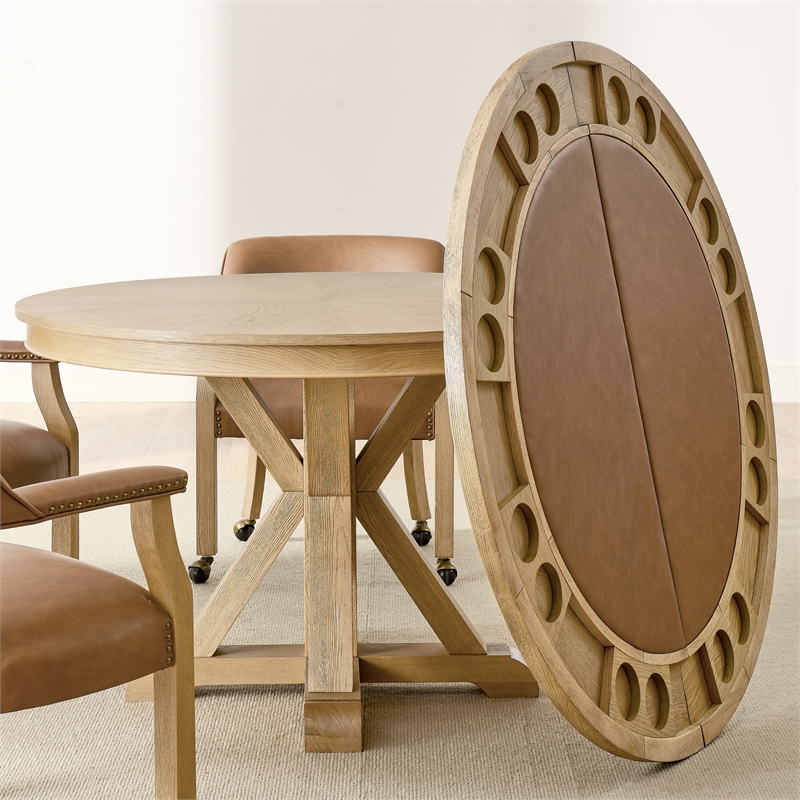 Steve Silver Rylie Counter Table in Natural Finish