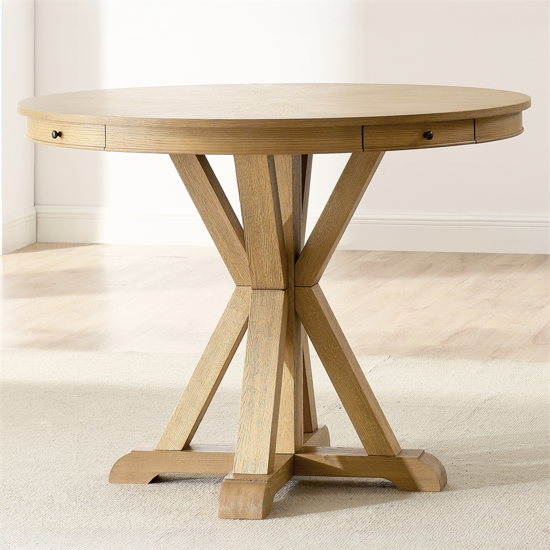 Steve Silver Rylie Counter Table in Natural Finish