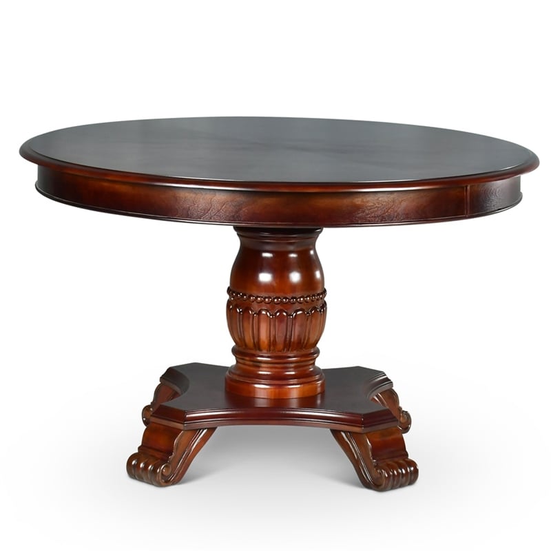 Steve Silver Tournament Game Table in Chery Finish
