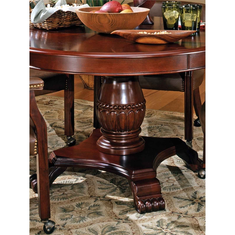 Steve Silver Tournament Game Table in Chery Finish