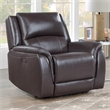 Steve Silver Alexandria Power Recliner in Chocolate